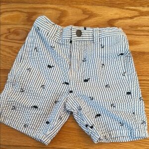 Starting out Striped Blue and White Kids Shorts